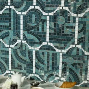 Trullo Art Deco Tile Wall Mosaic