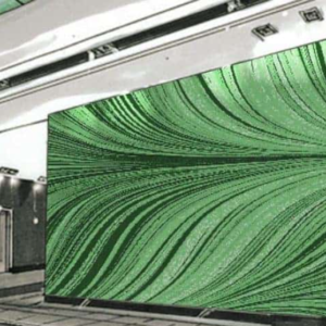 Vibrant Forest Green Mosaic Tile