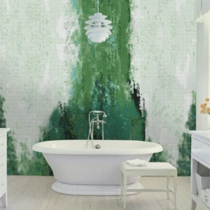 Endcuts Green Mosaic Tile Wall Art